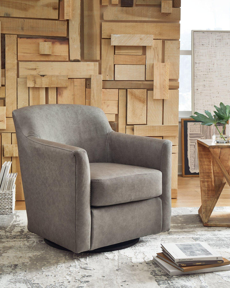Bradney Swivel Accent Chair - Theo's Factory Direct Mattress & Furniture (Columbus, OH)