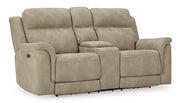 Next-Gen DuraPella Power Reclining Loveseat with Console - Theo's Factory Direct Mattress & Furniture (Columbus, OH)