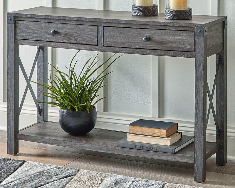 Freedan Sofa/Console Table - Theo's Factory Direct Mattress & Furniture (Columbus, OH)