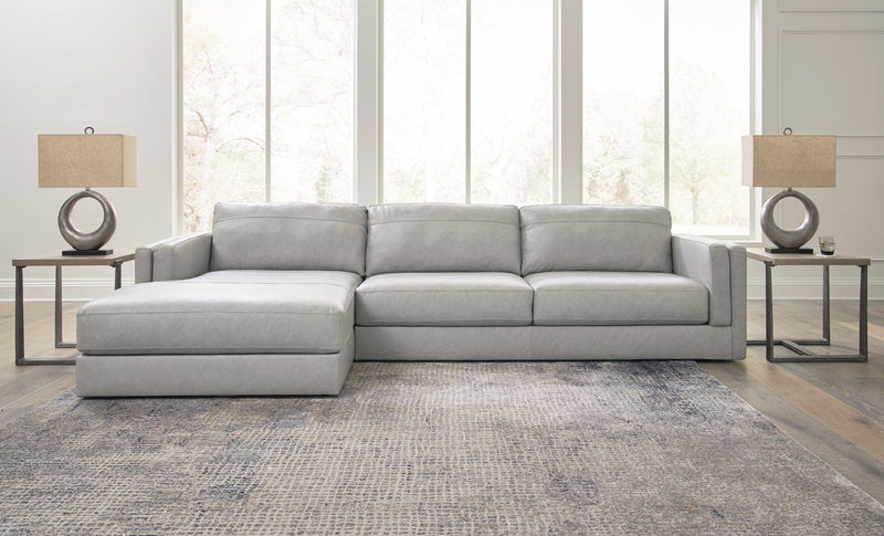 Amiata Sectional with Chaise - Theo's Factory Direct Mattress & Furniture (Columbus, OH)