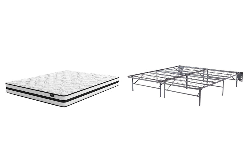 8 Inch Chime Innerspring Mattress Set - Theo's Factory Direct Mattress & Furniture (Columbus, OH)