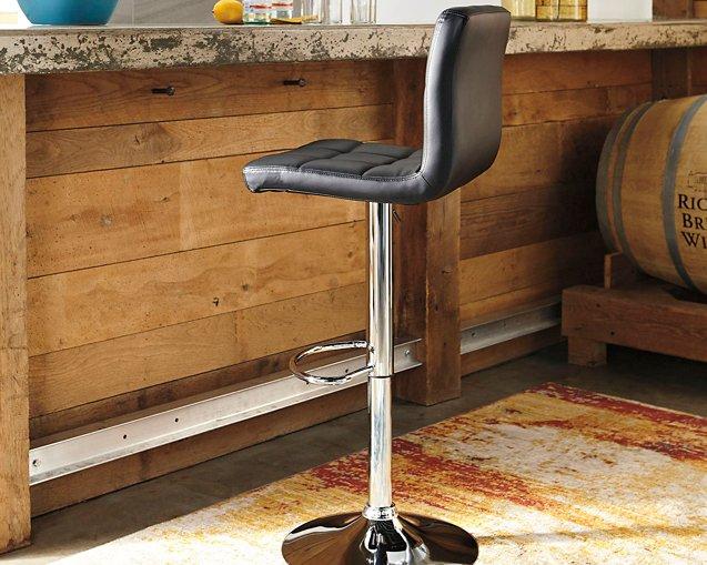 Bellatier Adjustable Height Bar Stool - Theo's Factory Direct Mattress & Furniture (Columbus, OH)