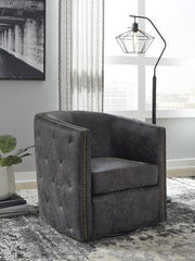 Brentlow Swivel Accent Chair - Theo's Factory Direct Mattress & Furniture (Columbus, OH)