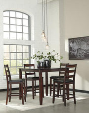 Coviar Counter Height Dining Table and Bar Stools (Set of 5) - Theo's Factory Direct Mattress & Furniture (Columbus, OH)
