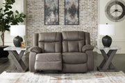 First Base Reclining Loveseat - Theo's Factory Direct Mattress & Furniture (Columbus, OH)