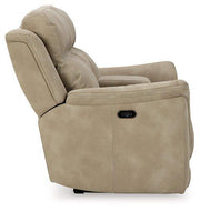 Next-Gen DuraPella Power Reclining Loveseat with Console - Theo's Factory Direct Mattress & Furniture (Columbus, OH)