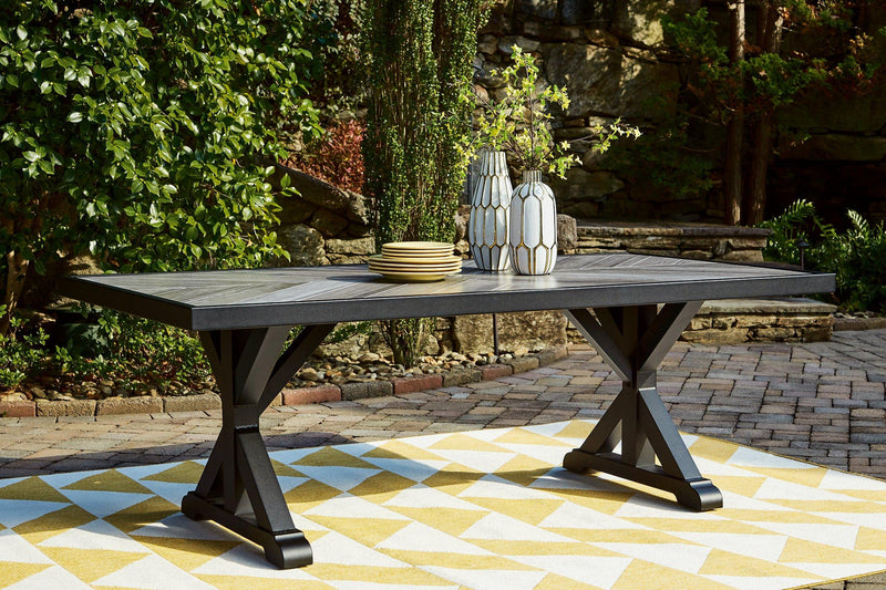 Beachcroft Outdoor Dining Table - Theo's Factory Direct Mattress & Furniture (Columbus, OH)