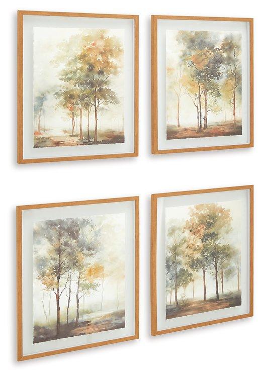 Bryneford Wall Art (Set of 4) - Theo's Factory Direct Mattress & Furniture (Columbus, OH)