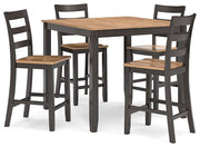 Gesthaven Counter Height Dining Table and 4 Barstools (Set of 5) - Theo's Factory Direct Mattress & Furniture (Columbus, OH)