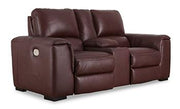 Alessandro Power Reclining Loveseat with Console - Theo's Factory Direct Mattress & Furniture (Columbus, OH)