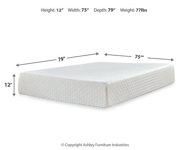 Chime 12 Inch Memory Foam Mattress in a Box - Theo's Factory Direct Mattress & Furniture (Columbus, OH)