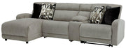 Colleyville Power Reclining Sectional with Chaise - Theo's Factory Direct Mattress & Furniture (Columbus, OH)