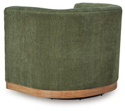 Jersonlow Swivel Accent Chair - Theo's Factory Direct Mattress & Furniture (Columbus, OH)
