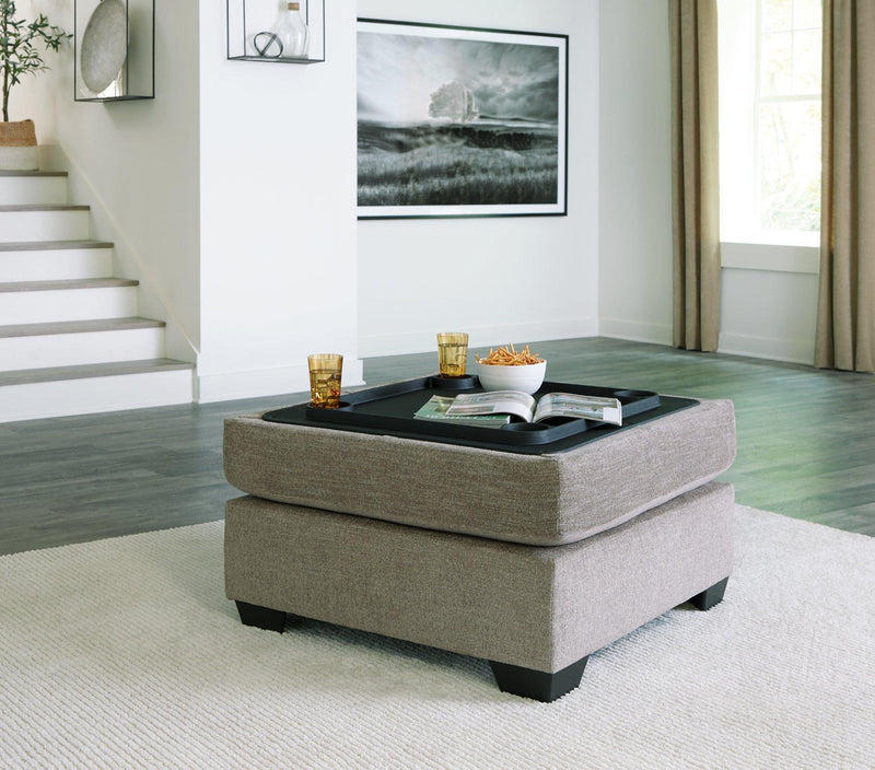 Creswell Ottoman With Storage - Theo's Factory Direct Mattress & Furniture (Columbus, OH)