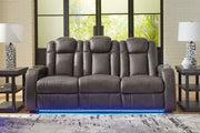 Fyne-Dyme Power Reclining Sofa - Theo's Factory Direct Mattress & Furniture (Columbus, OH)