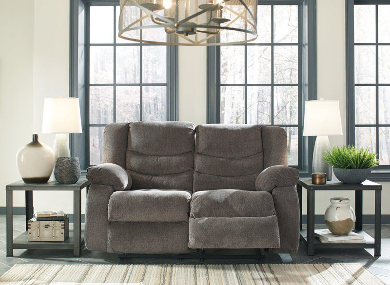 Tulen Reclining Loveseat - Theo's Factory Direct Mattress & Furniture (Columbus, OH)