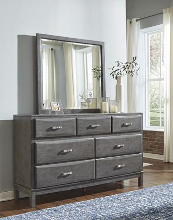 Caitbrook Dresser and Mirror - Theo's Factory Direct Mattress & Furniture (Columbus, OH)