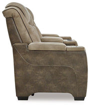Next-Gen DuraPella Power Reclining Loveseat with Console - Theo's Factory Direct Mattress & Furniture (Columbus, OH)