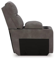 Next-Gen DuraPella Power Reclining Sectional Loveseat with Console - Theo's Factory Direct Mattress & Furniture (Columbus, OH)