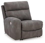 Next-Gen DuraPella Power Reclining Sectional Loveseat with Console - Theo's Factory Direct Mattress & Furniture (Columbus, OH)