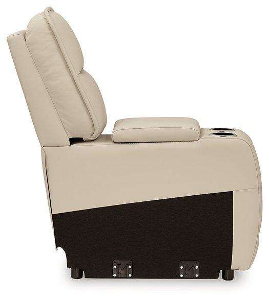 Double Deal Reclining Sectional with Console - Theo's Factory Direct Mattress & Furniture (Columbus, OH)