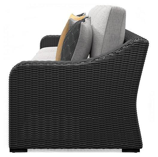 Beachcroft 2-Piece Outdoor Loveseat with Cushion - Theo's Factory Direct Mattress & Furniture (Columbus, OH)