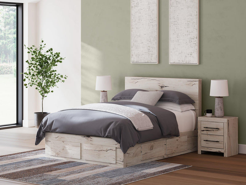 Lawroy Panel Storage Bed - Theo's Factory Direct Mattress & Furniture (Columbus, OH)