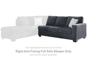 Altari Sleeper Sectional with Chaise - Theo's Factory Direct Mattress & Furniture (Columbus, OH)