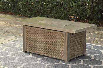 Beachcroft Outdoor Fire Pit Table - Theo's Factory Direct Mattress & Furniture (Columbus, OH)