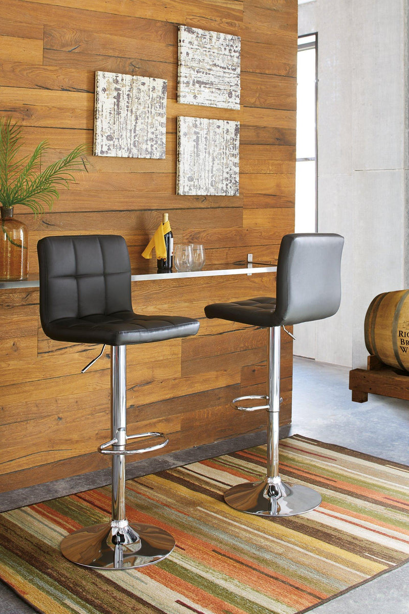 Bellatier Adjustable Height Bar Stool - Theo's Factory Direct Mattress & Furniture (Columbus, OH)