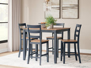 Gesthaven Counter Height Dining Table and 4 Barstools (Set of 5) - Theo's Factory Direct Mattress & Furniture (Columbus, OH)