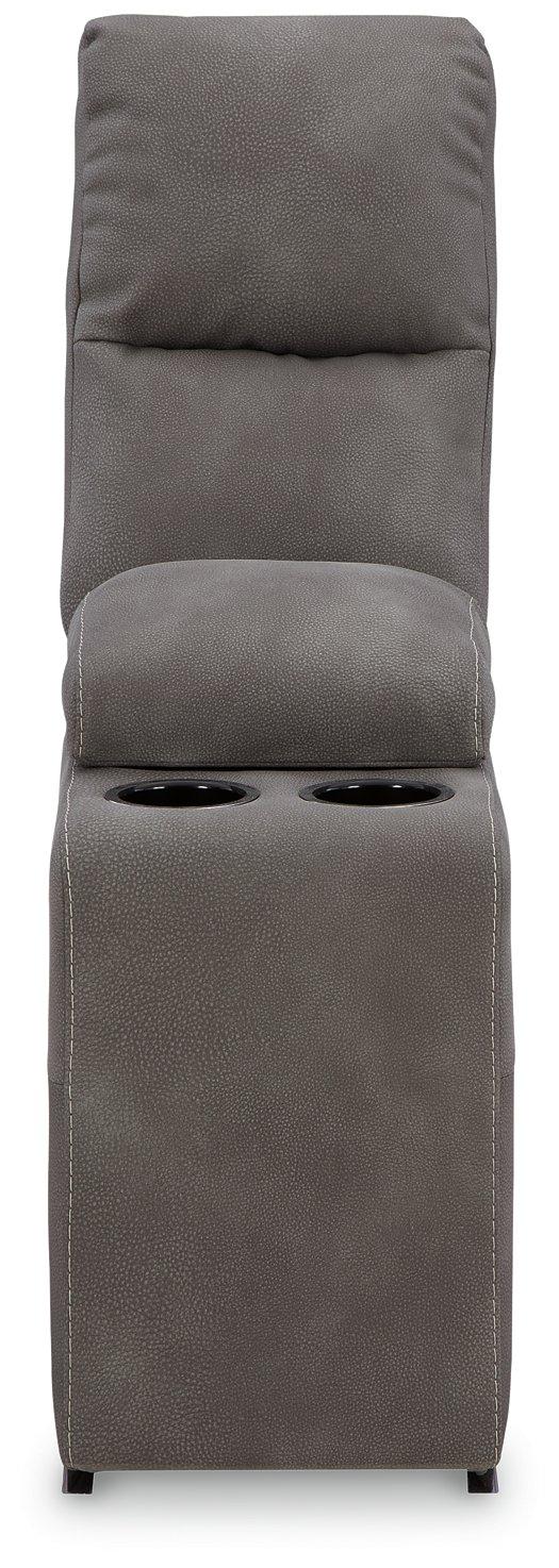 Next-Gen DuraPella Power Reclining Sectional Loveseat with Console - Theo's Factory Direct Mattress & Furniture (Columbus, OH)