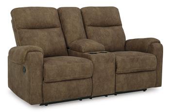 Edenwold Reclining Loveseat with Console - Theo's Factory Direct Mattress & Furniture (Columbus, OH)