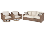 Beachcroft Outdoor Seating Set - Theo's Factory Direct Mattress & Furniture (Columbus, OH)