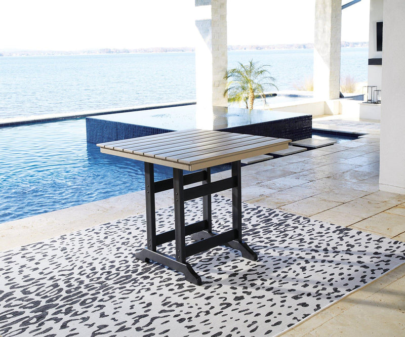 Fairen Trail Outdoor Counter Height Dining Table - Theo's Factory Direct Mattress & Furniture (Columbus, OH)