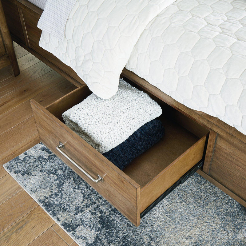 Cabalynn Bed with Storage - Theo's Factory Direct Mattress & Furniture (Columbus, OH)