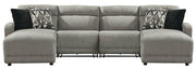 Colleyville Power Reclining Sectional with Chaise - Theo's Factory Direct Mattress & Furniture (Columbus, OH)