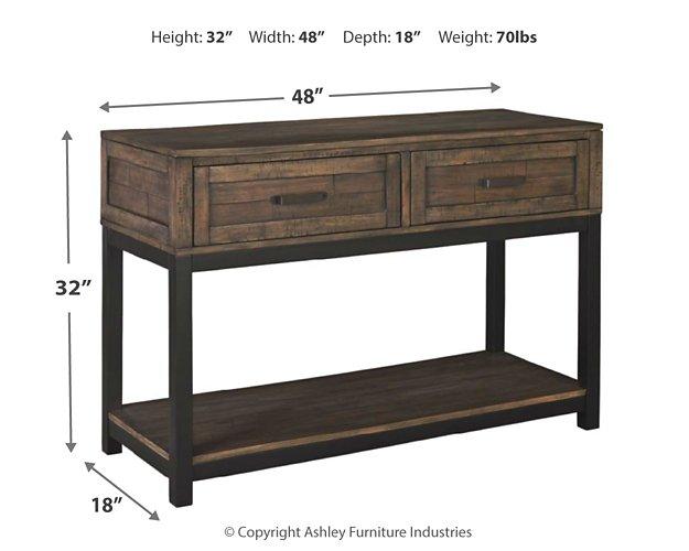 Johurst Sofa/Console Table - Theo's Factory Direct Mattress & Furniture (Columbus, OH)