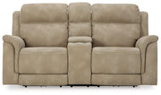 Next-Gen DuraPella Power Reclining Loveseat with Console - Theo's Factory Direct Mattress & Furniture (Columbus, OH)