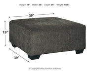 Ballinasloe Oversized Ottoman - Theo's Factory Direct Mattress & Furniture (Columbus, OH)