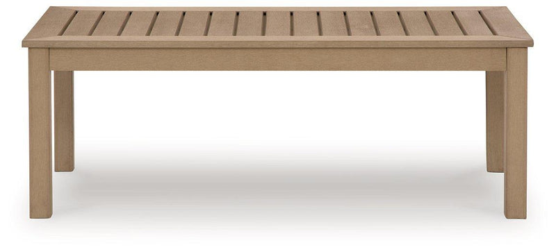 Hallow Creek Outdoor Coffee Table - Theo's Factory Direct Mattress & Furniture (Columbus, OH)