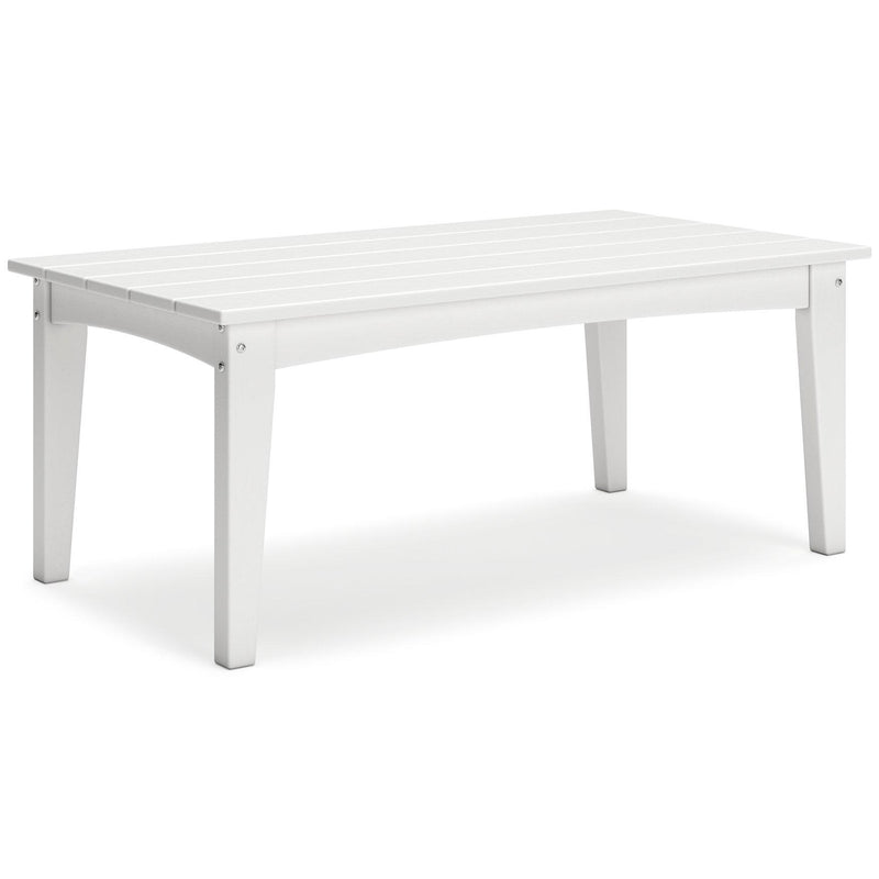 Hyland wave Outdoor Coffee Table - Theo's Factory Direct Mattress & Furniture (Columbus, OH)