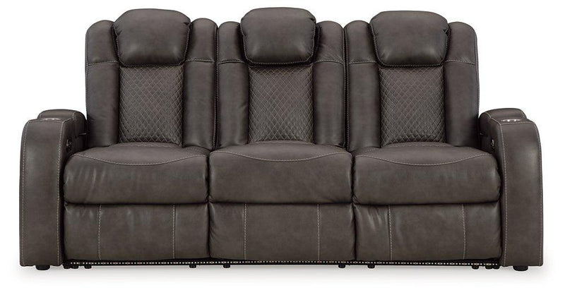 Fyne-Dyme Power Reclining Sofa - Theo's Factory Direct Mattress & Furniture (Columbus, OH)