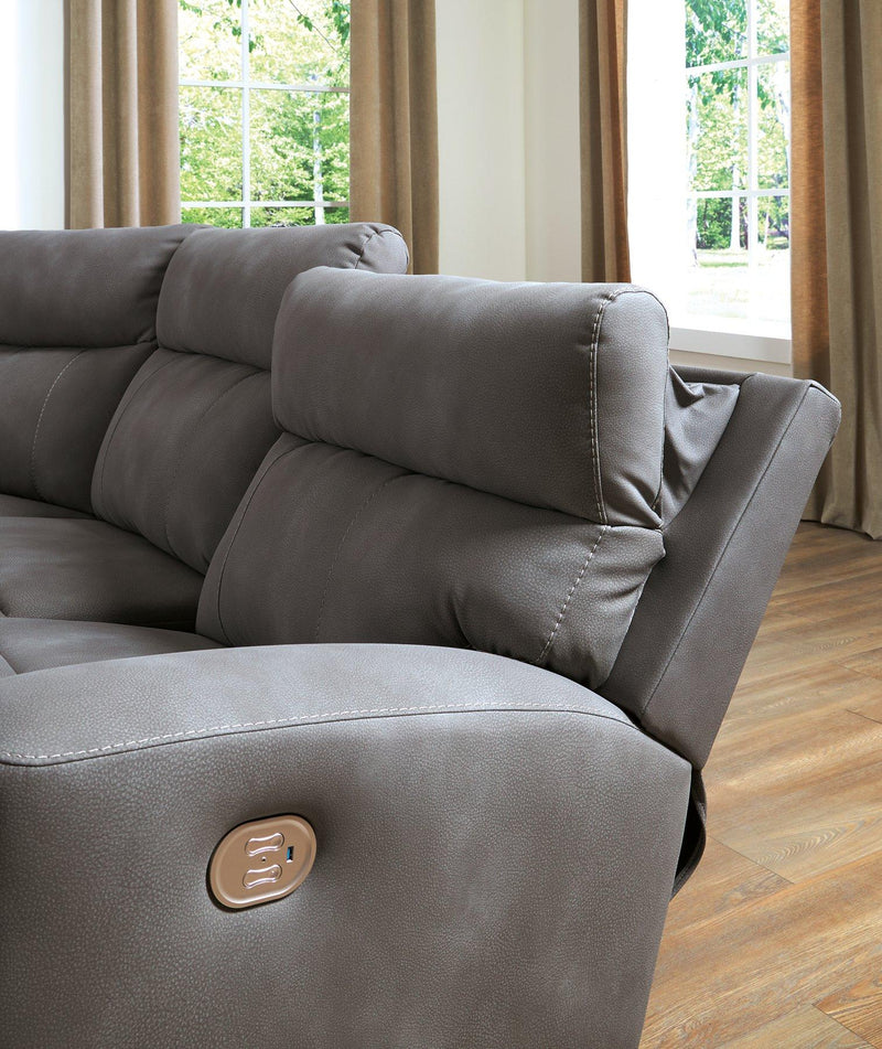 Next-Gen DuraPella Power Reclining Sectional - Theo's Factory Direct Mattress & Furniture (Columbus, OH)