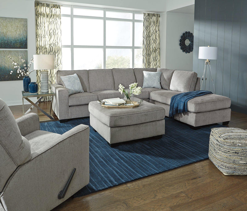 Altari Sleeper Sectional with Chaise - Theo's Factory Direct Mattress & Furniture (Columbus, OH)