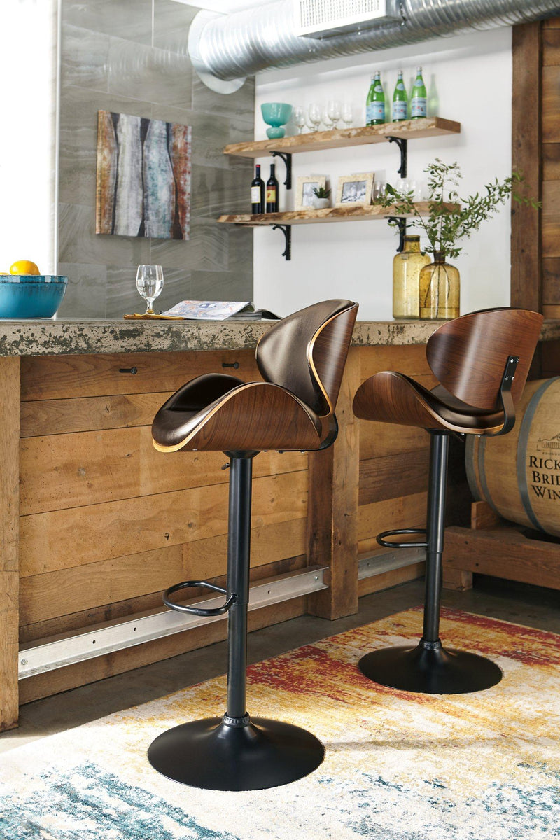 Bellatier Adjustable Height Bar Stool - Theo's Factory Direct Mattress & Furniture (Columbus, OH)