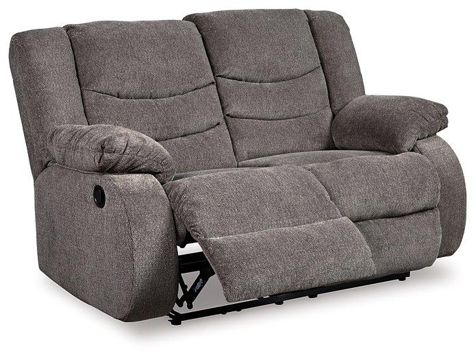 Tulen Reclining Loveseat - Theo's Factory Direct Mattress & Furniture (Columbus, OH)