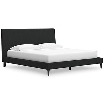 Cadmori Upholstered Bed with Roll Slats - Theo's Factory Direct Mattress & Furniture (Columbus, OH)