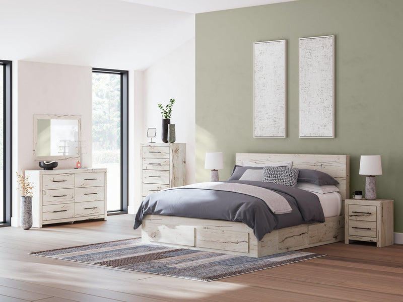Lawroy Panel Storage Bed - Theo's Factory Direct Mattress & Furniture (Columbus, OH)