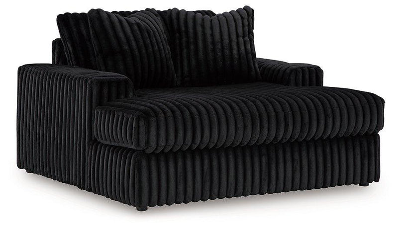 Midnight-Madness Oversized Chaise - Theo's Factory Direct Mattress & Furniture (Columbus, OH)